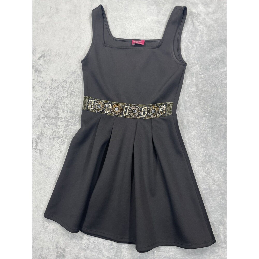 Shasa Embellished Dress Medium Black Semi Formal Party